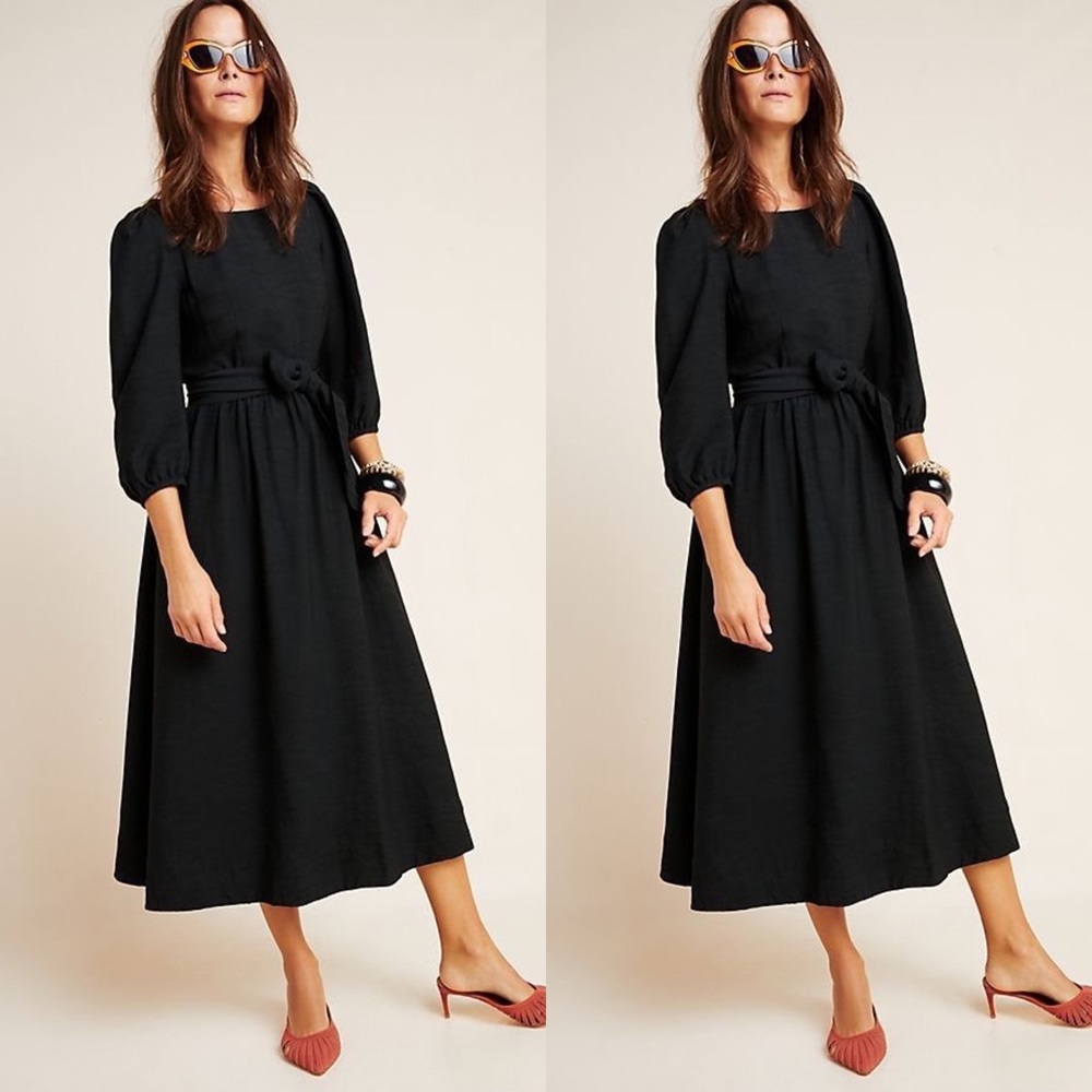 Anthropologie The Odells Hyacinth Midi Dress